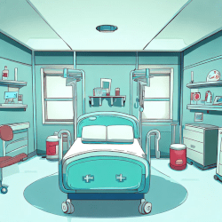 Organized Hospital Room